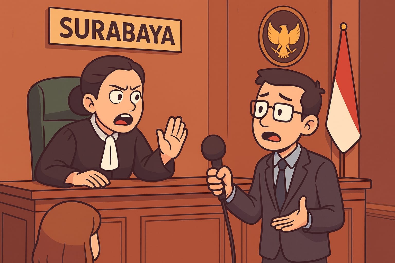 Wartawan Alami Perlakuan Tak Menyenangkan Saat Liputan di PN Surabaya