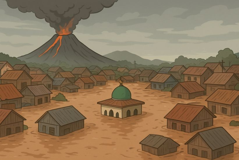 Matrial Lahar Semeru Capai 4 Meter, Warga Sumberlangsep Evakuasi Barang dan Ternak