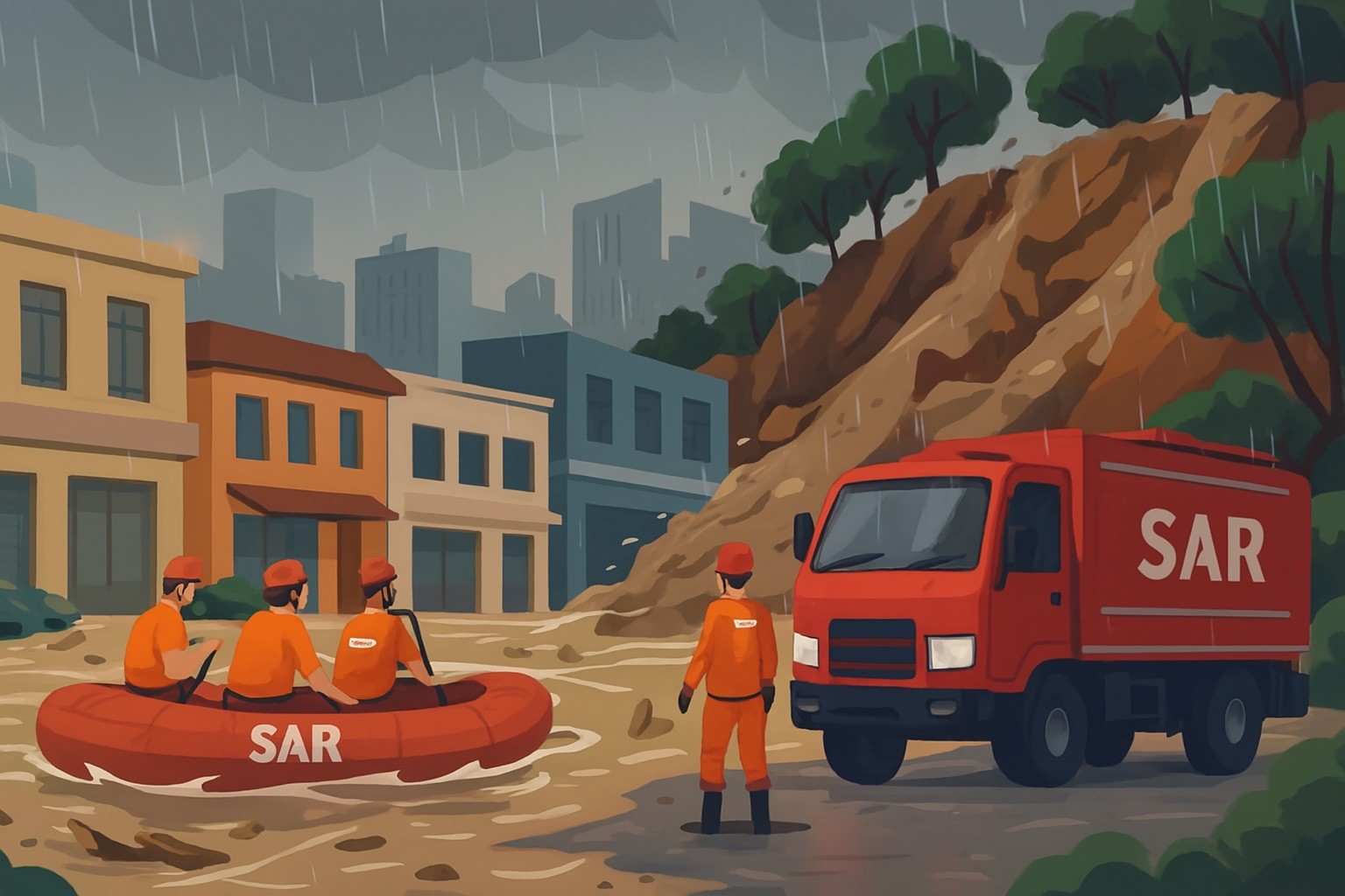 Banjir dan Longsor di Sumatera, Pemerintah Kerahkan SAR 24 Jam dan Percepat Distribusi Bantuan