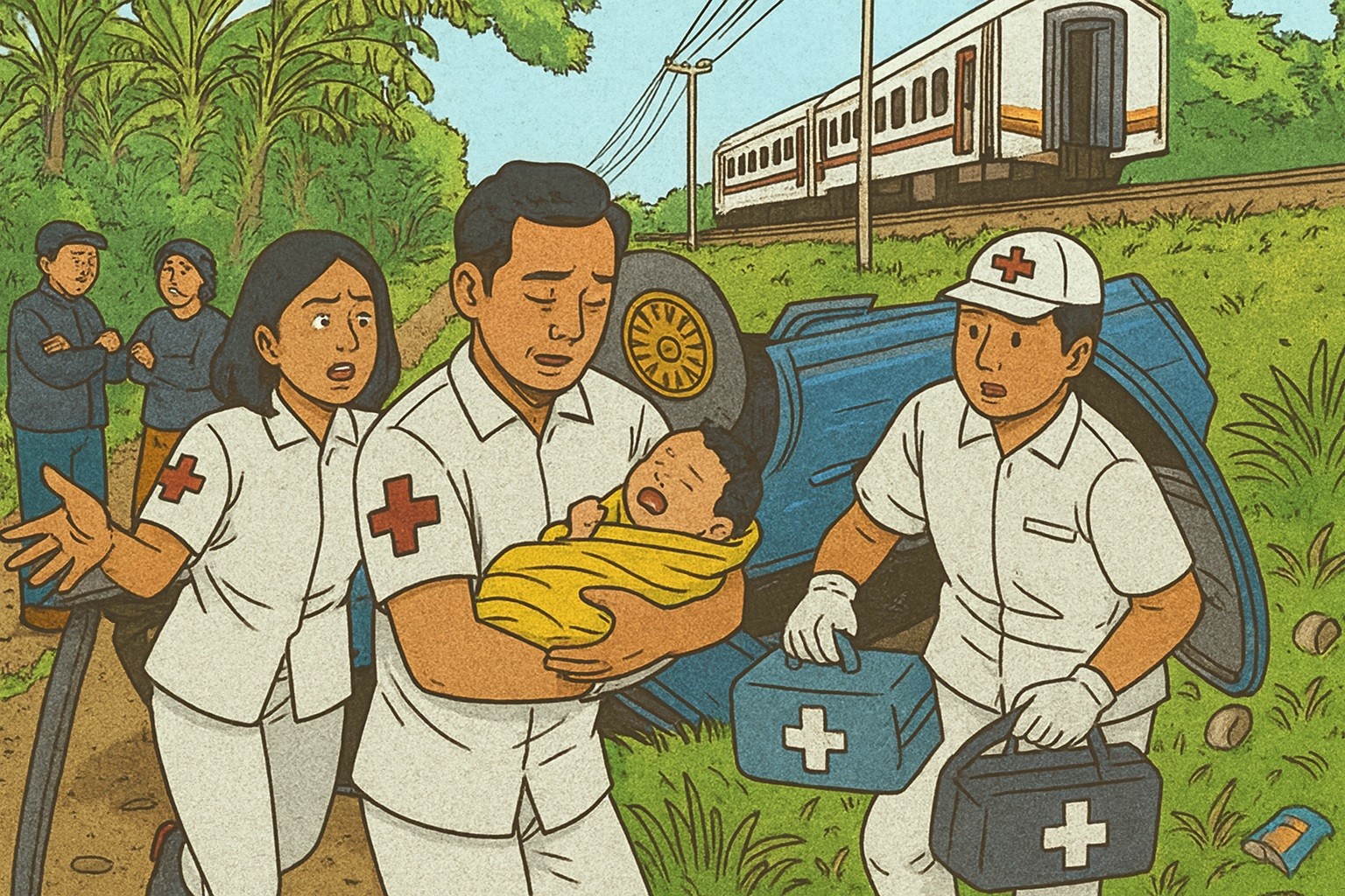 Bayi Selamat dalam Kecelakaan Maut Sedan Vs Kereta Api di Pasuruan, Masih Jalani Perawatan di RS