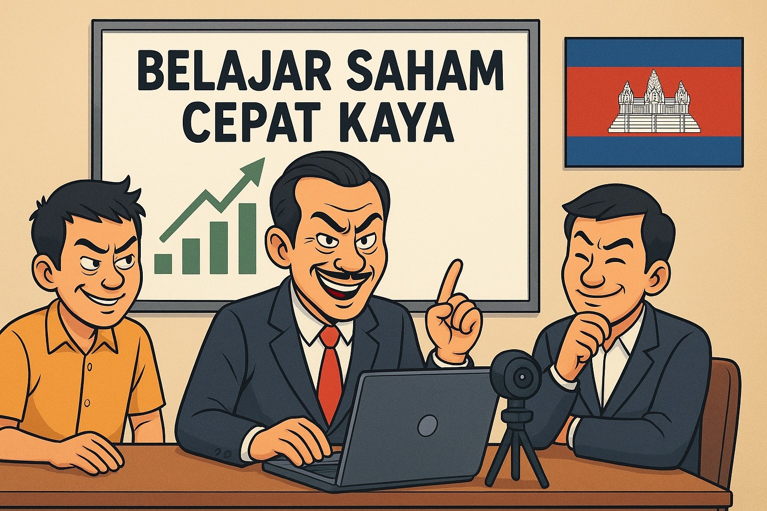 Sindikat Asal Kamboja Gunakan Kelas Saham Daring untuk Tipu Korban Rp 3 Miliar